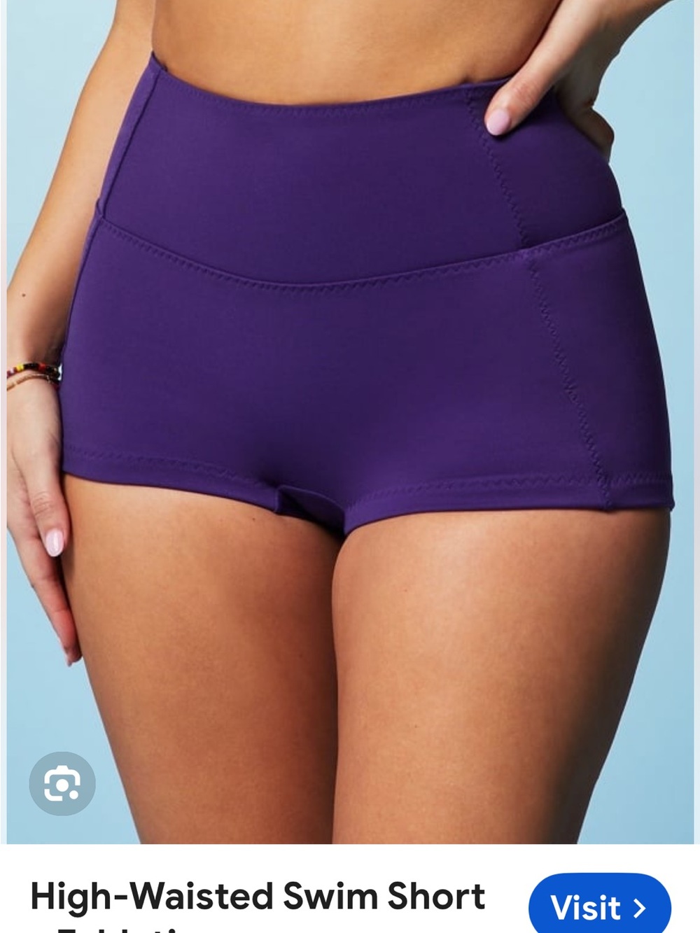 Fabletics High-Waisted Swim Short